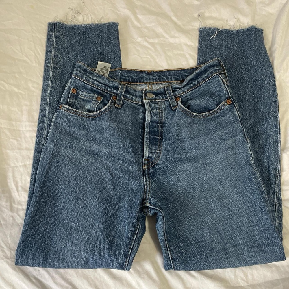 Signature by Levi Strauss Blue Straight Leg Jeans